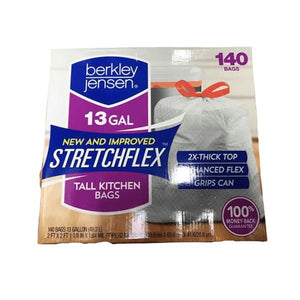 Berkley Jensen Stretchflex Tall Kitchen Bags, 13 Gal.