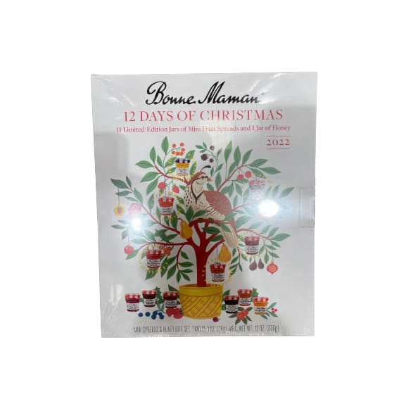 Bonne Maman 12 Days of Christmas Spread and Honey Gift Set 12 Limited