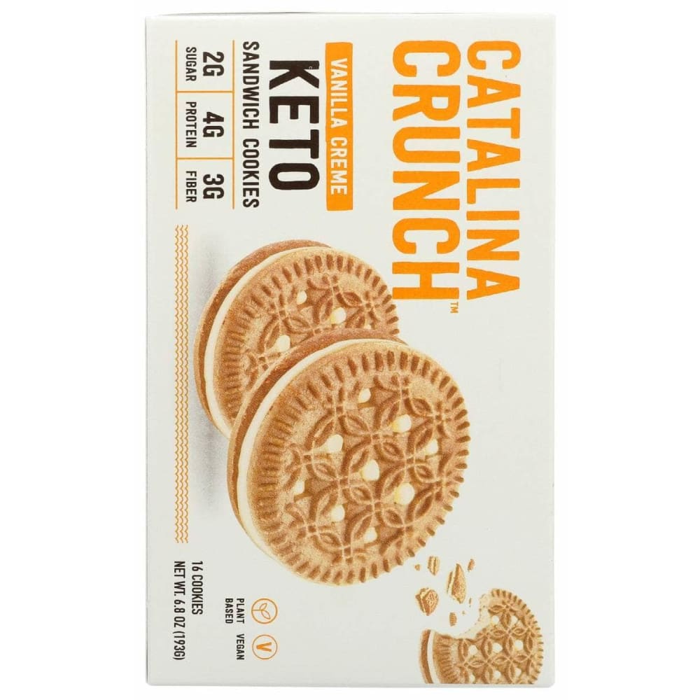 Catalina Crunch Sandwich Cookies, Peanut Butter - 16 cookies, 6.8 oz