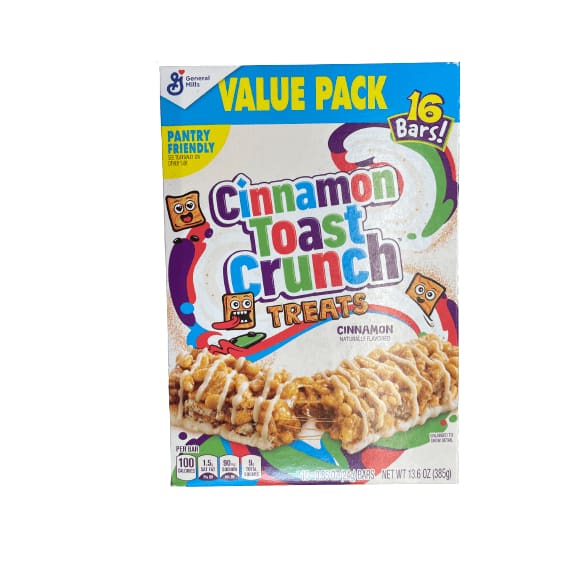 Cinnamon Toast Crunch Breakfast Cereal Treat Bars Snack Bars 16 Ct 136 Oz Shelhealth 5141