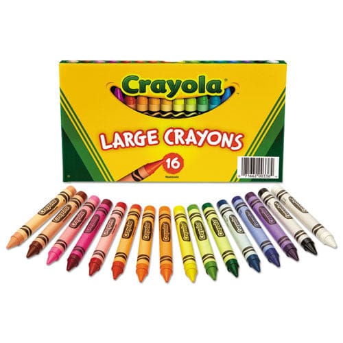 Colorations Large Crayons - 16 Colors, Set of 400, Assorted