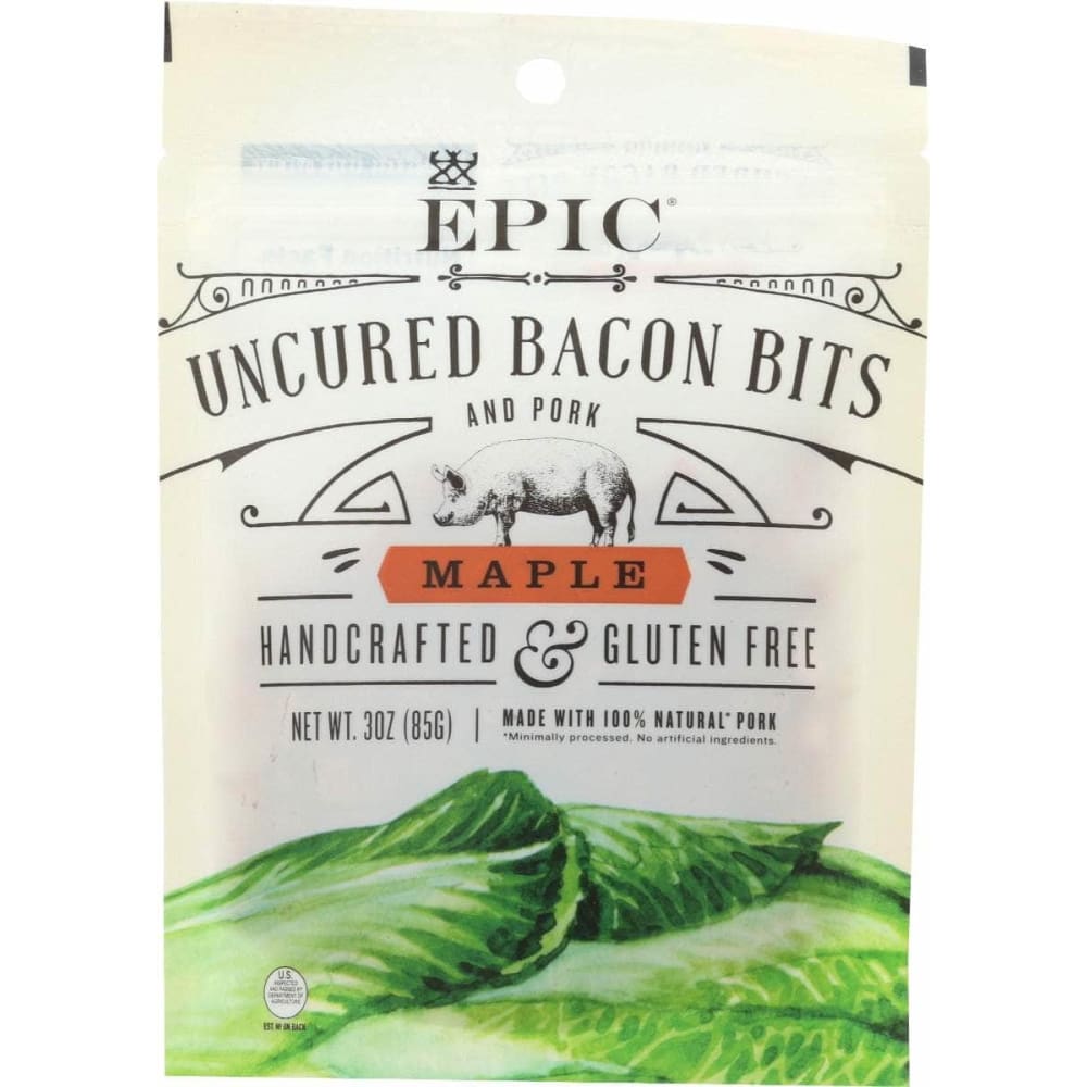 EPIC Uncured Bacon Bits Maple, 3 oz (Case of 3)