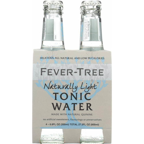 Fever-Tree Naturally Light Tonic Water 4x6.8 oz Bottles, 27.2 oz (Case of  3)