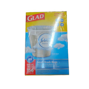 Glad Trash Bags, 4 Gallon, 156 ct