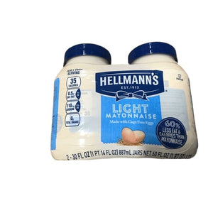 Hellmann’s Light Mayonnaise 30 oz (Pack of 2)