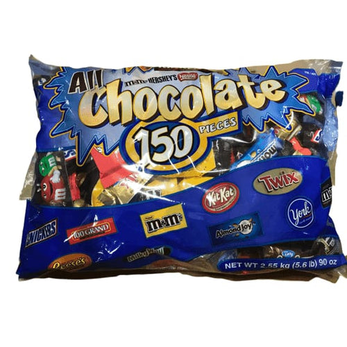 Hershey's All Chocolate Pieces, 150 Pcs, 90 Ounce Bag