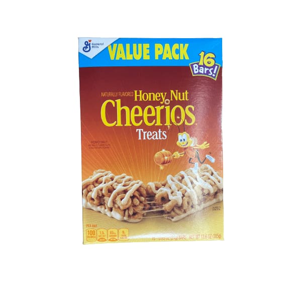 Honey Nut Cheerios Breakfast Cereal Treat Bars Value Pack 16 Ct 136 Oz Shelhealth