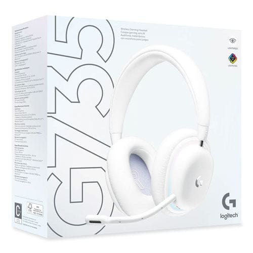 Logitech G735 Wireless Gaming Binaural Over The Head Headset, White