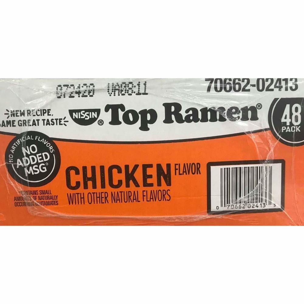 Nissin, Top Ramen, Chicken, 3 oz, 48-Count