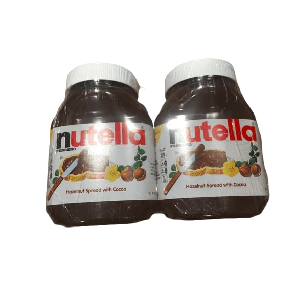 Nutella Hazelnut Spread with Cocoa, 33.5 oz, 2-count