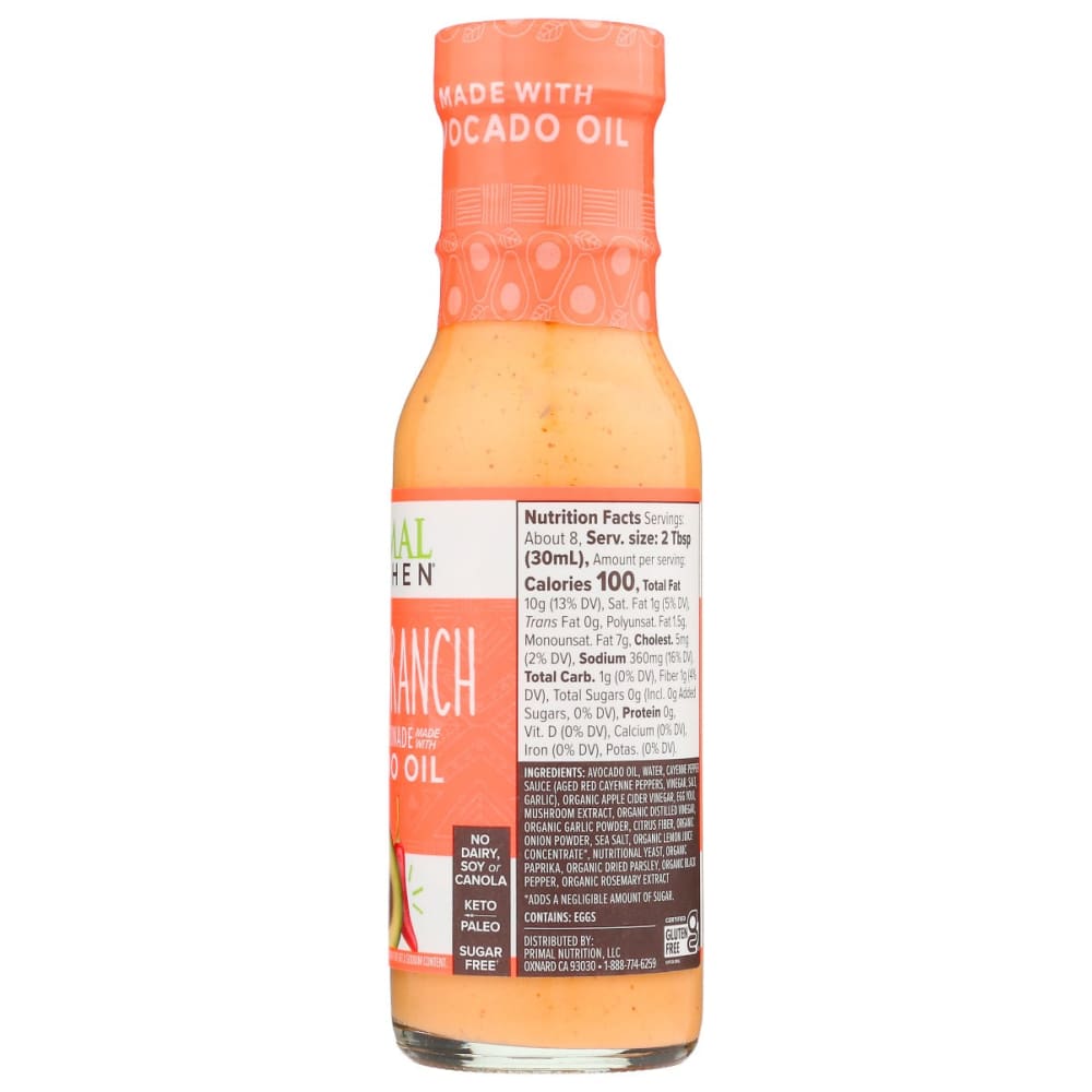 Primal Kitchen BBQ Ranch Dressing