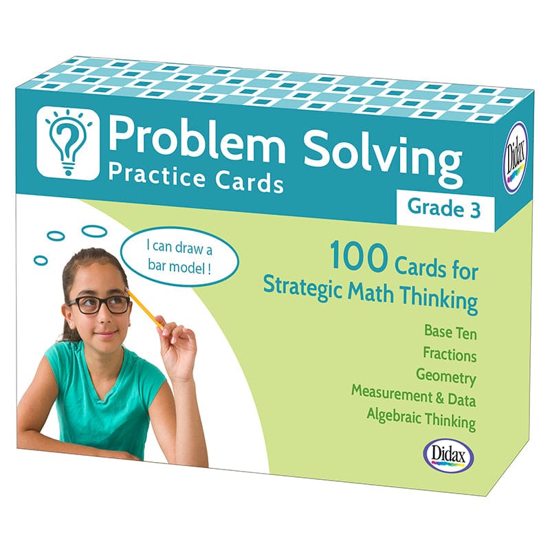 Problem Solving Practice Cards Gr 3 (Pack of 2)