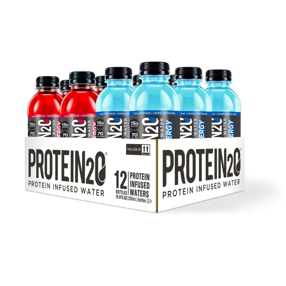 Protein2o + Energy Variety Pack (16.9 fl. oz. 12 pk.) - Diet Nutrition & Protein - Protein2o