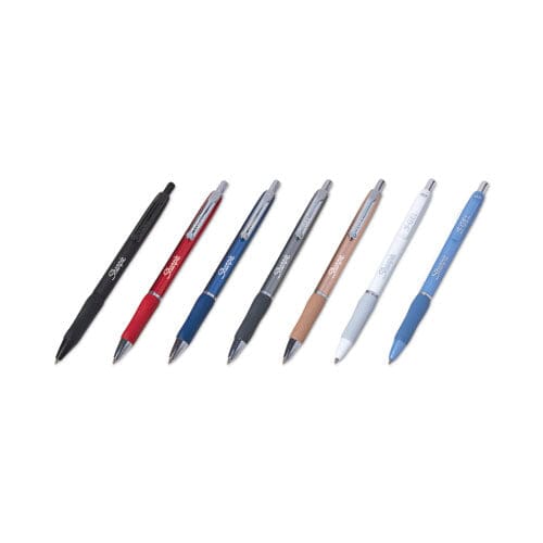 Sharpie S-Gel S-Gel High-Performance Gel Pen, Retractable, Medium 0.7 mm,  Black Ink, Black Barrel, Dozen