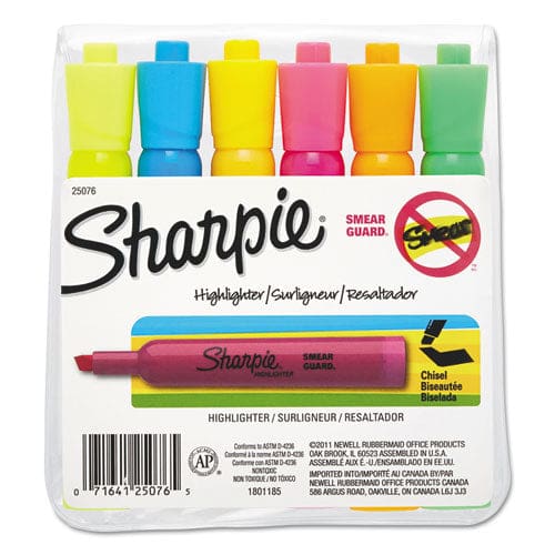 Sharpie Tank Style Highlighters, Assorted Ink Colors, Chisel Tip, Assorted  Barrel Colors, 36/Pack