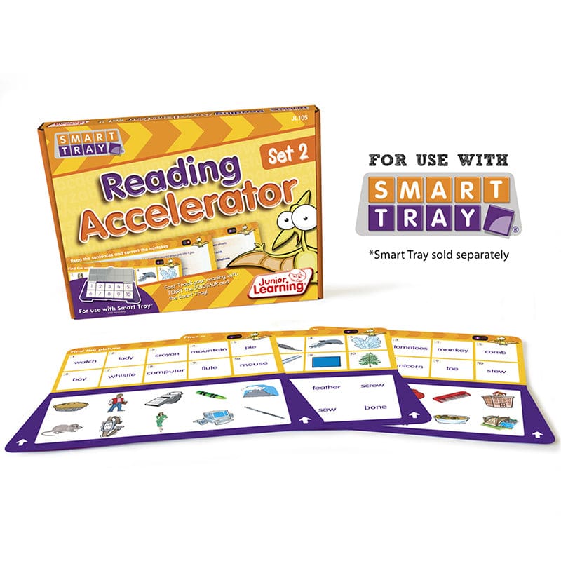 Smart Tray Reading Accelerator St 2 (Pack of 3) - Reading Skills - Junior Learning