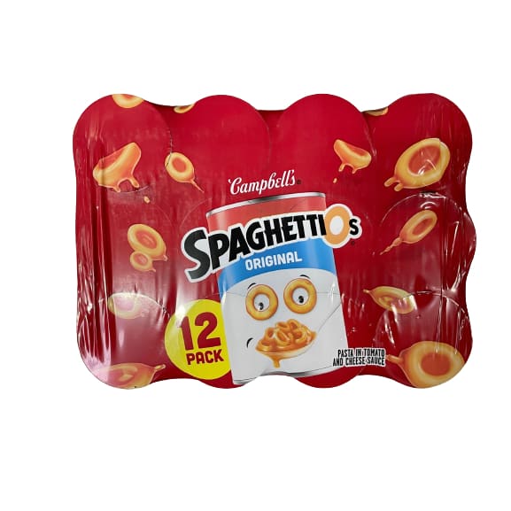 Spaghettios Original Canned Pasta 12 X 15 8 Oz Shelhealth