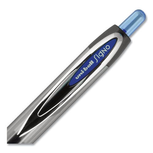 uniball Signo 207 Gel Pen, Retractable, Medium 0.7 Mm, Blue Ink