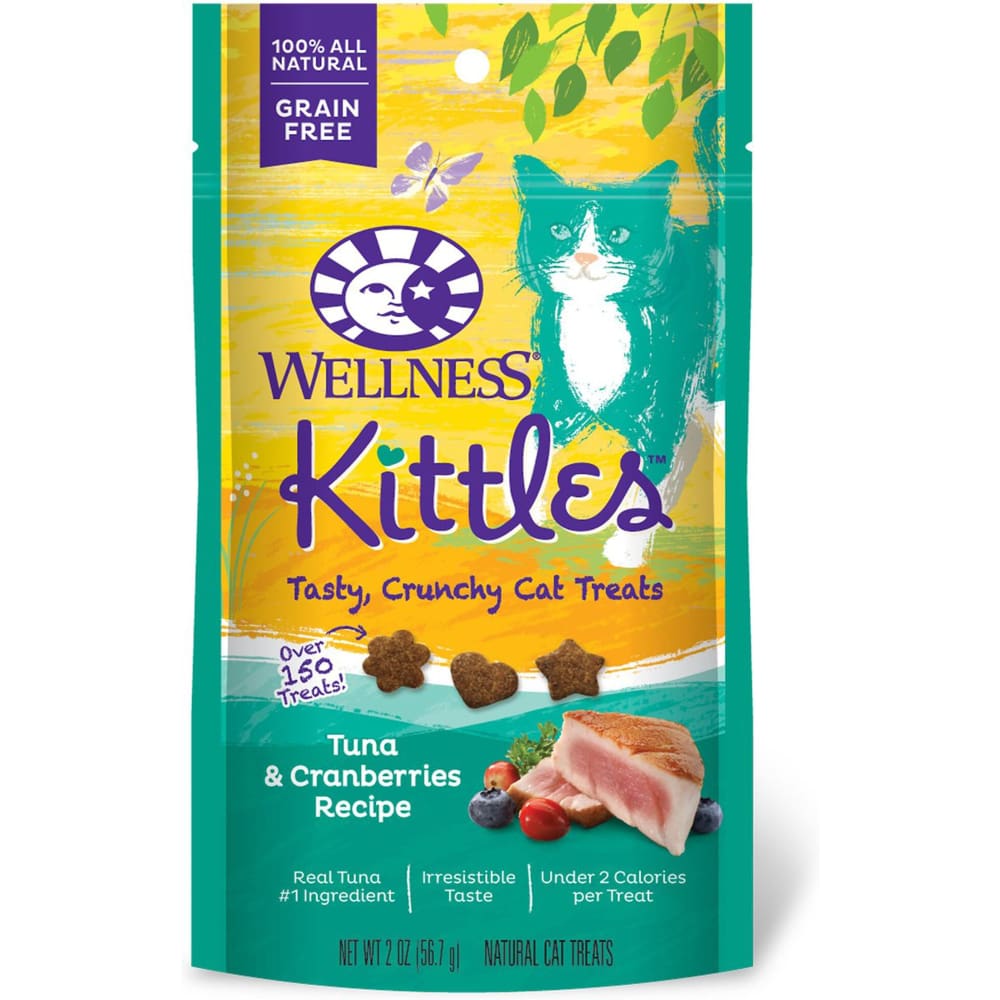 Wellness Kittles Tuna Cranberry 2oz Crunchy Cat Snack - Pet Supplies - Wellness