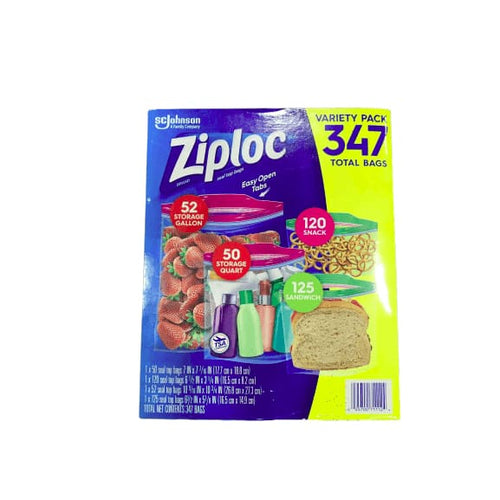 Ziploc Storage Bag Variety Pack 347 Pk.