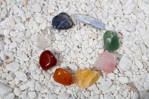 Kit pedras dos sete chakras