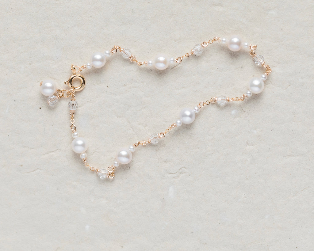 Pearl Wedding Bracelets by Sarah Walsh Bridal Jewellery — Sarah Walsh ...