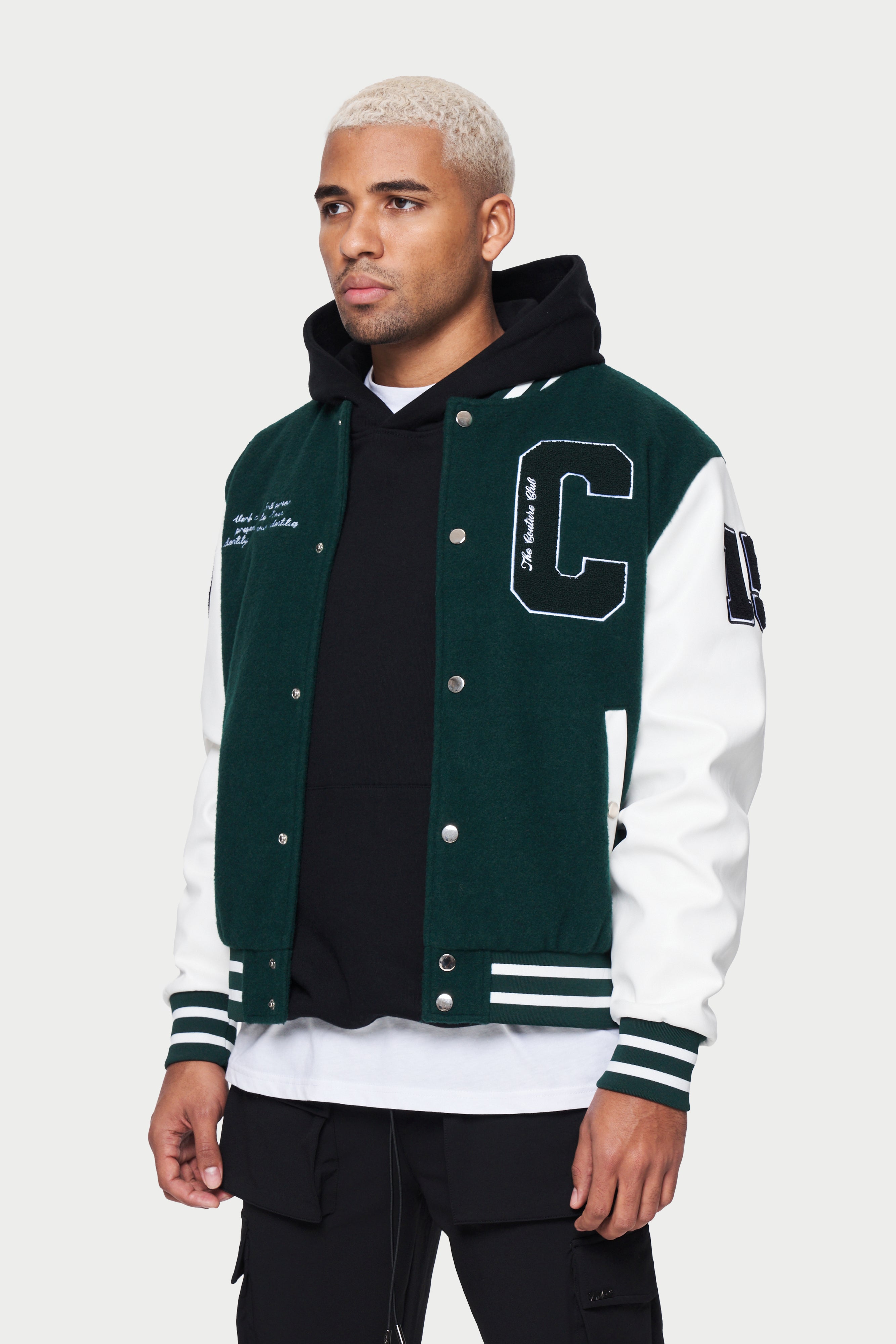 Men's Green Varsity Jacket The Couture Club | atelier-yuwa.ciao.jp