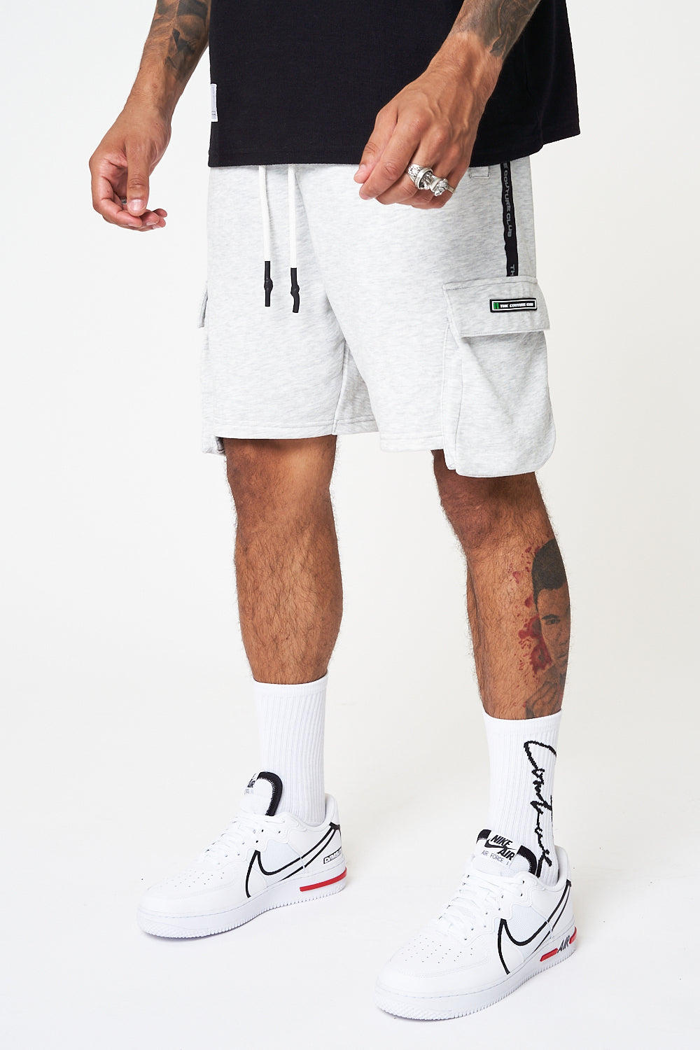 nike taped shorts