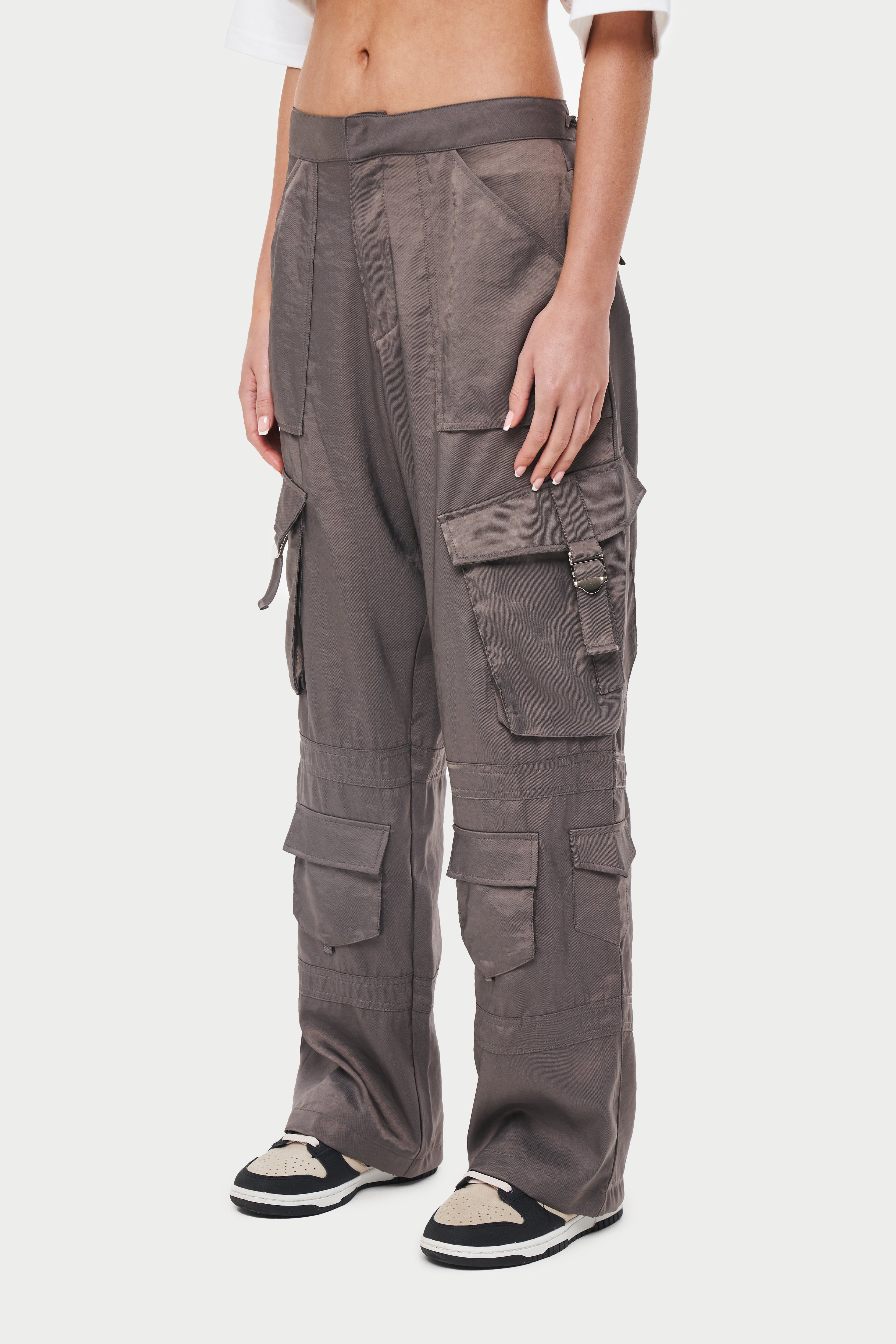 COOTIE 16AW Cargo Trousers Back Satin-