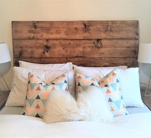Wooden Headboard Reclaimed Rustic Bed Bedroom Double King Queen Single Shabby Bear Cottage