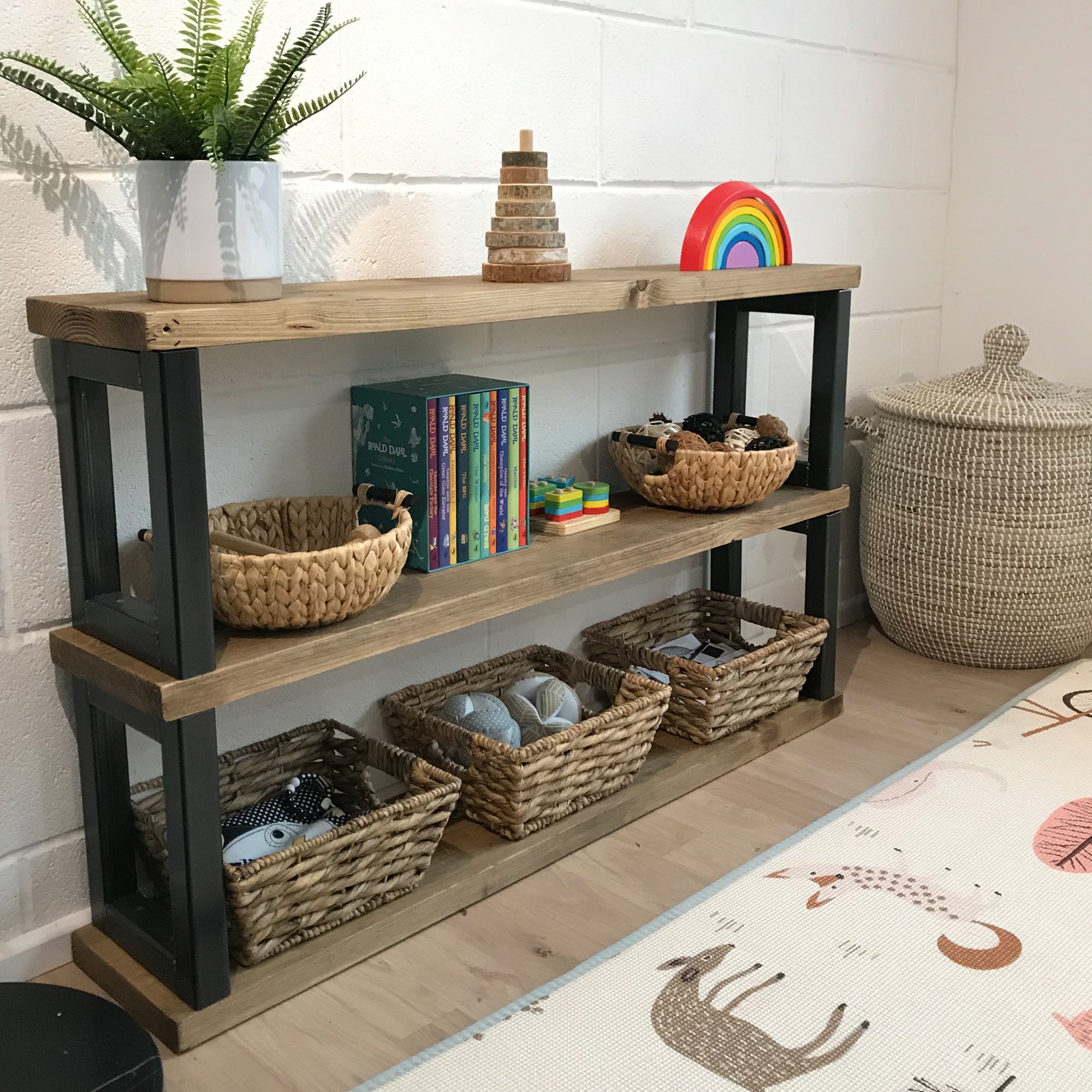 childrens bookcase and toy storage