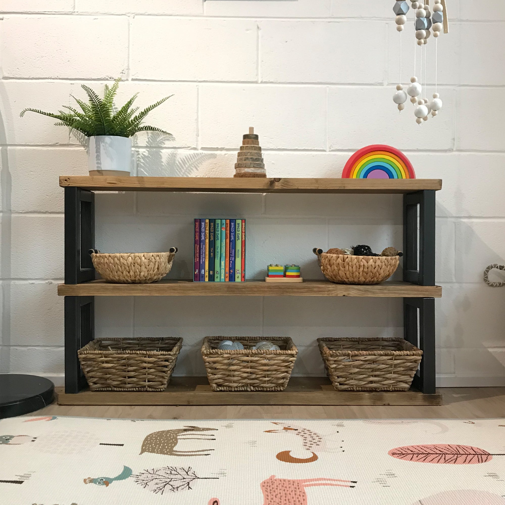 bookcase with toy storage