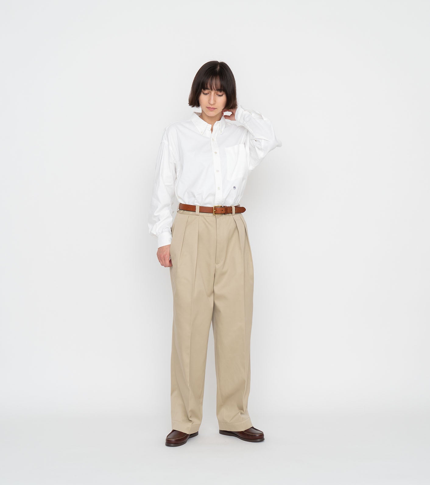 Double Pleat Chino Pants – nanamica NEW YORK