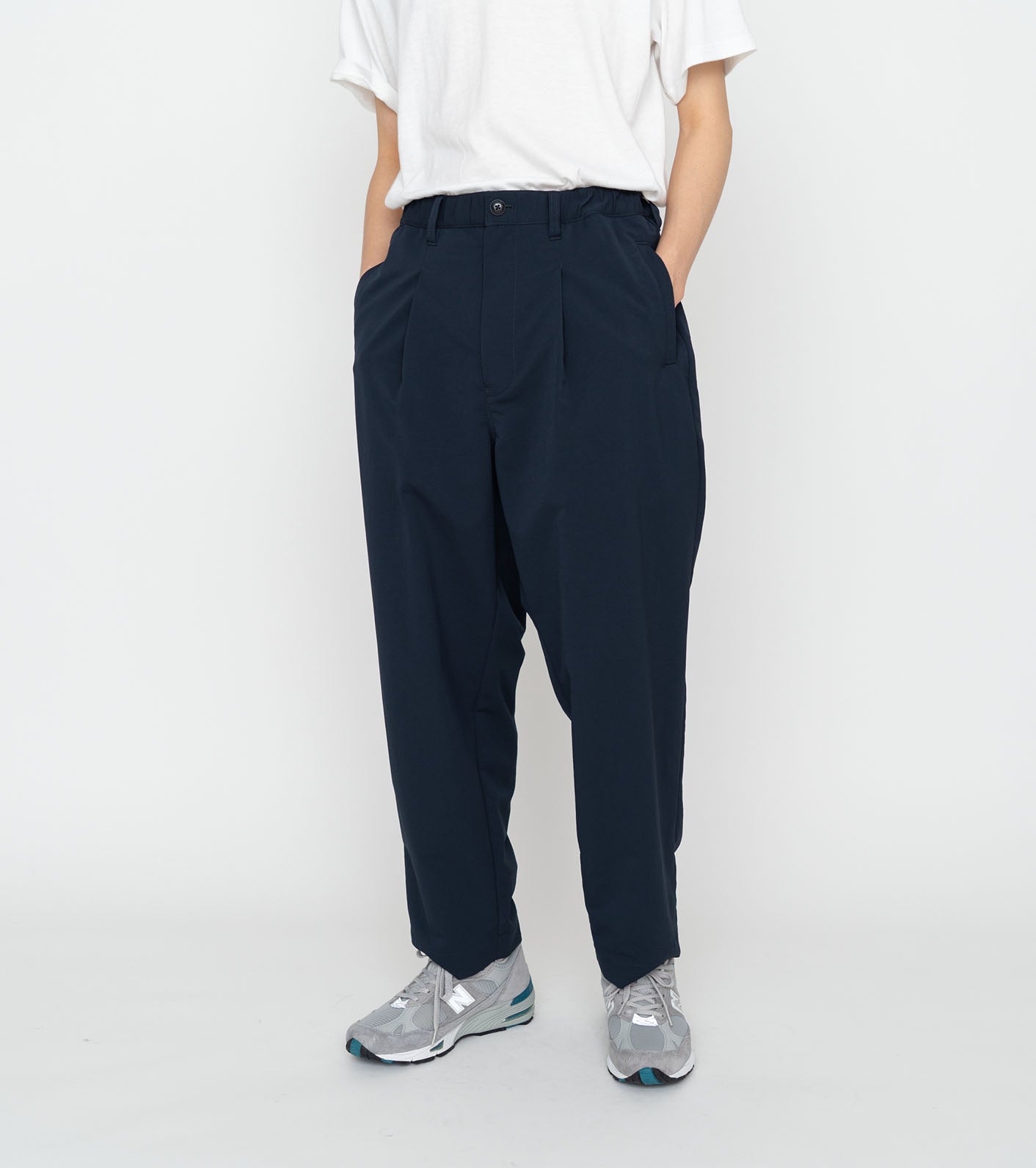 nanamica ALPHADRY Wide Pants ネイビー 23SS - 通販 - gofukuyasan.com