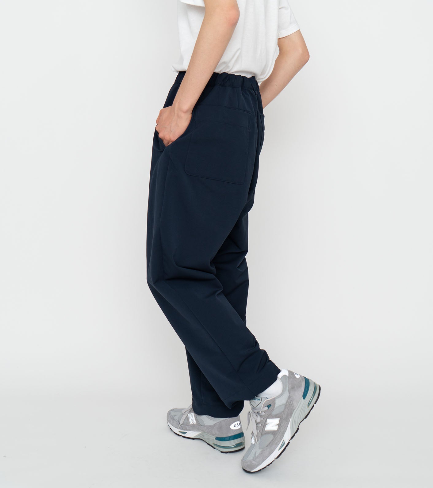 nanamica ALPHADRY Wide Pants ネイビー 23SS - 通販 - gofukuyasan.com