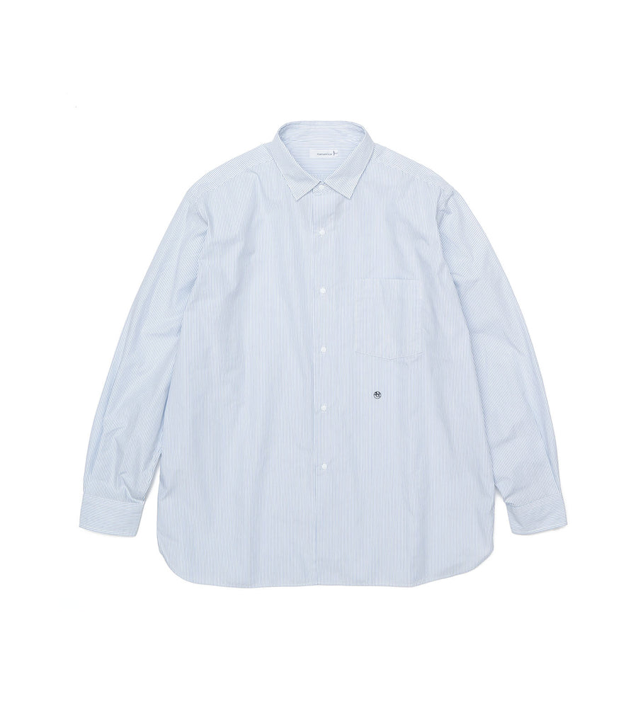 Regular Collar Stripe Wind Shirt – nanamica NEW YORK