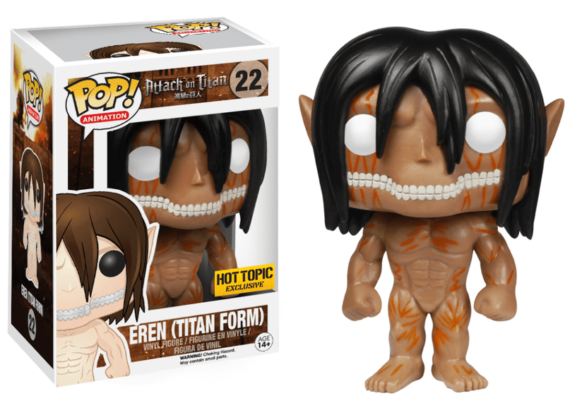 attack on titan funko pop collection