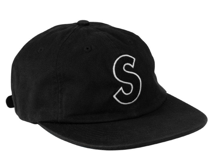 supreme s logo 6 panel cap