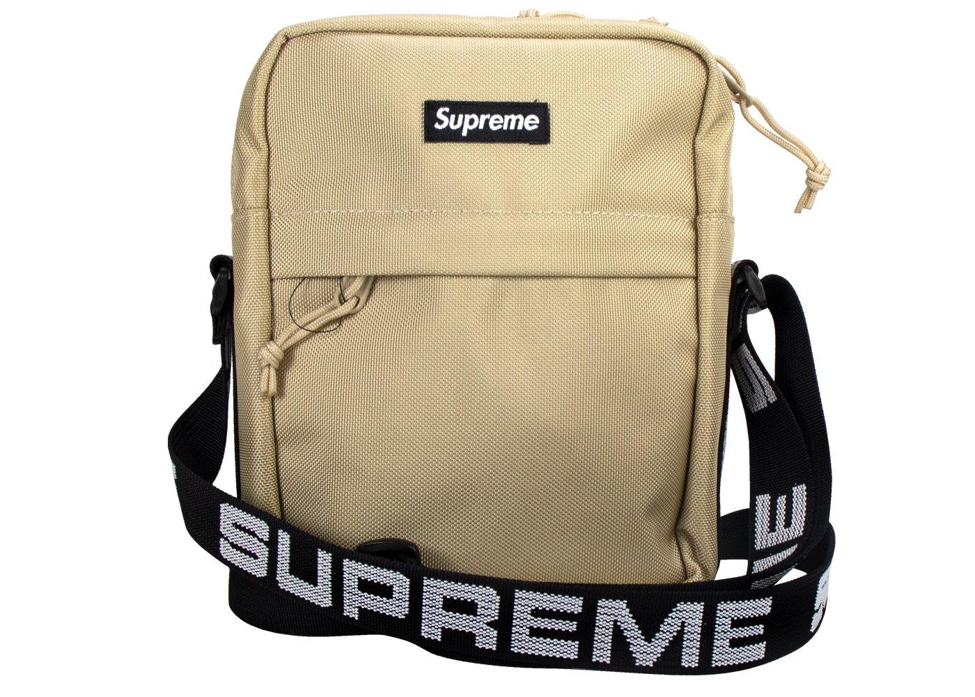 supreme ss18 tan shoulder bag