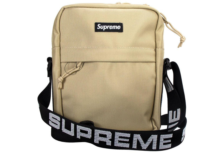 supreme tan shoulder bag