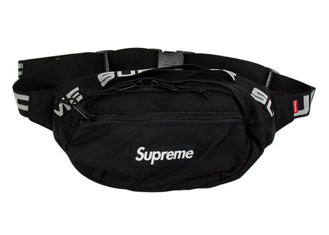 supreme ss18 black waist bag