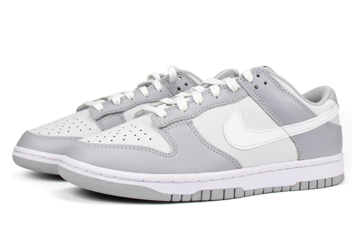 nike dunk two toned grey