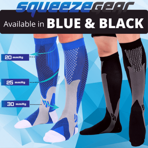 Squeezegear™ Compression Socks for men & women 20-30mmHg | Squeezegear ...