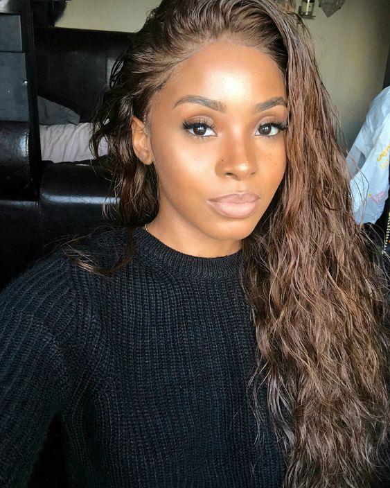 lace frontal on dark skin