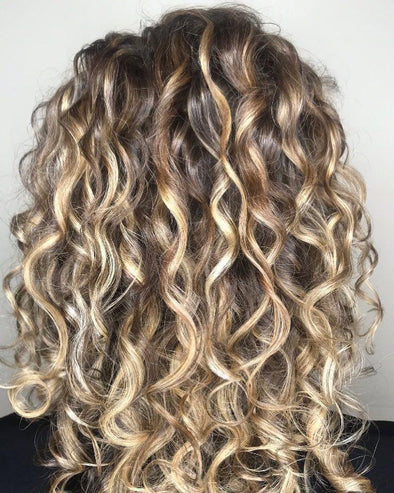 Robyndevacurl H A I R In 2019 Blonde Highlights Curly