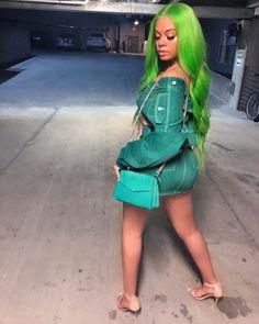 Lace Front Wig Mint Green Hair Womens Green Wig Kylie Jenner Green Ombre Manic Panic Blue Green Dyed Hair Turned Green Pine Green Hair Dark Green Hair