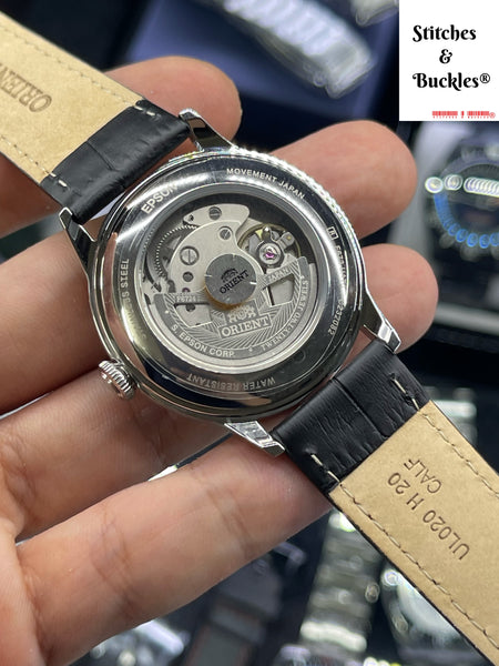 Orient ‘BAMBINO’ 38mm RA-AC0M03S – Stitches and Buckles