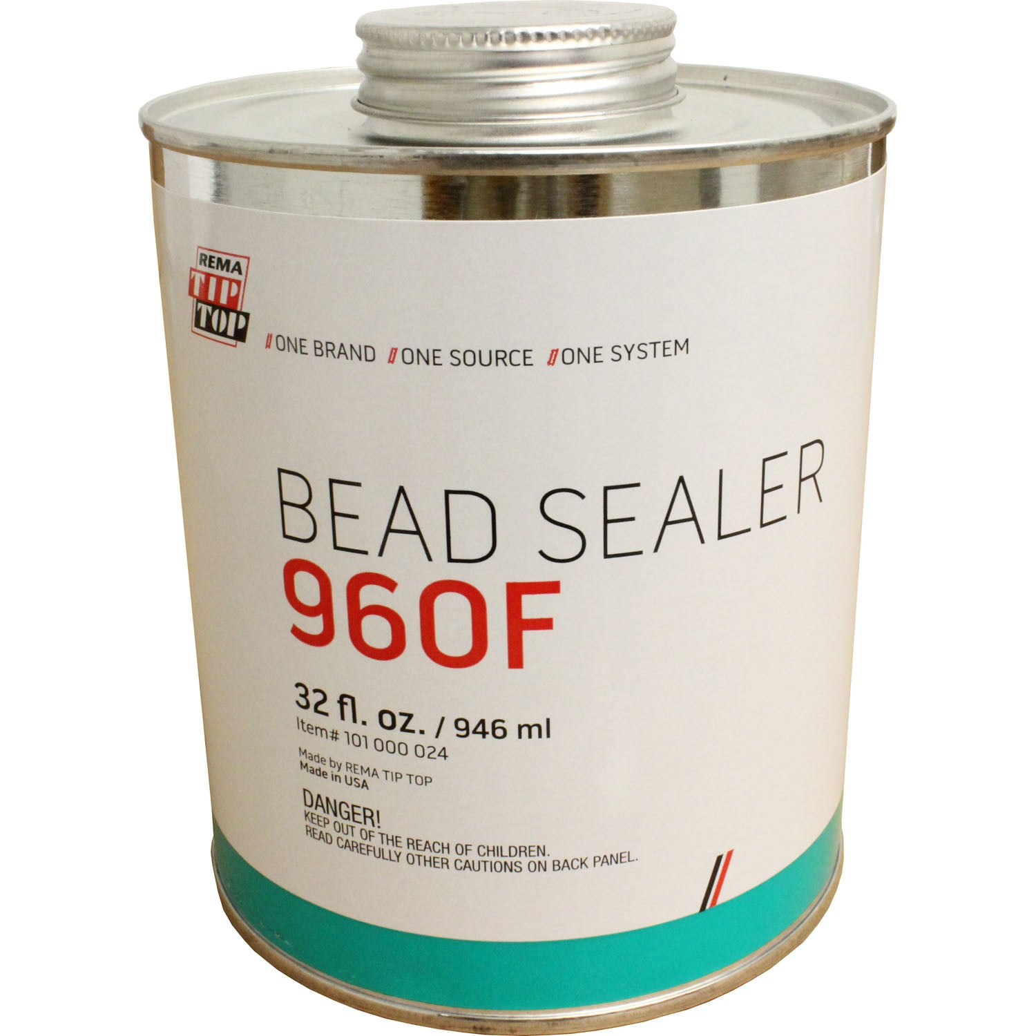 Two cans of REMA 960F Tire Bead Sealer, Rim Sealer 32 fl oz can