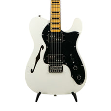 Squier FSR Classic Vibe 70s Telecaster Thinline Electric Guitar, Olympic White, ICSE22015529