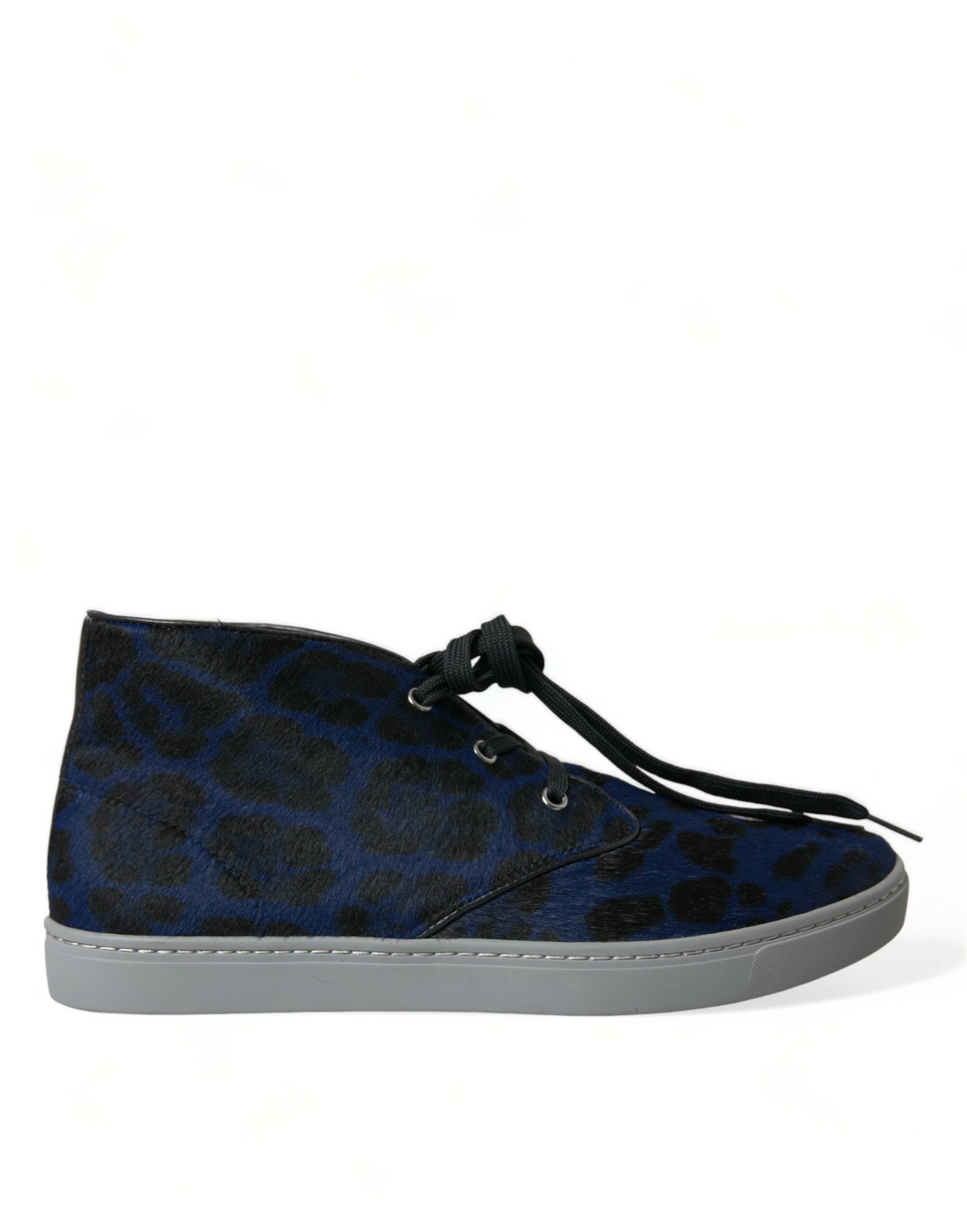 Dolce & Gabbana Blå Skind Sneakers